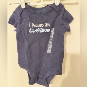 Baby GAP Navy Blue Baby Onesie